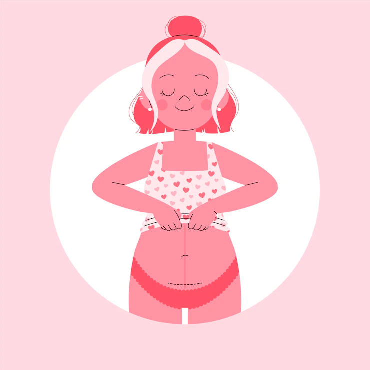 شكل البطن بعد الولادة القيصرية 2 البطن بعد الولادة القيصرية